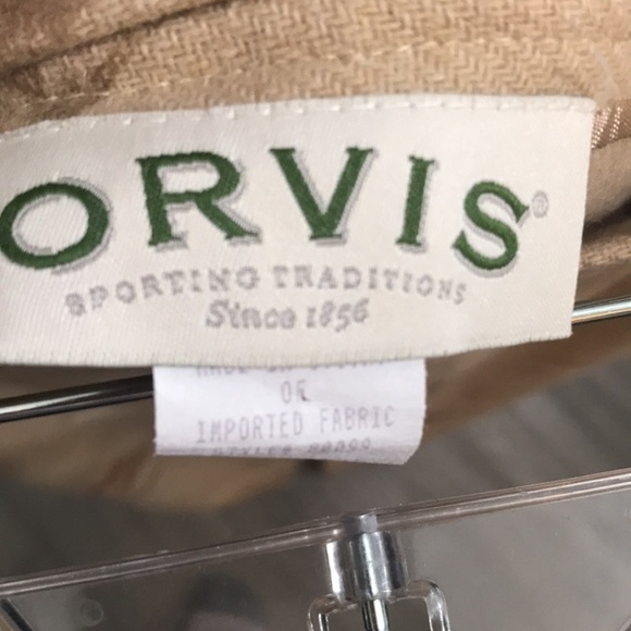 Orvis Wool Blend VTG Khaki Floral Maxi Skirt w/ Pockets Both Sides size 8 - Picture 4 of 13